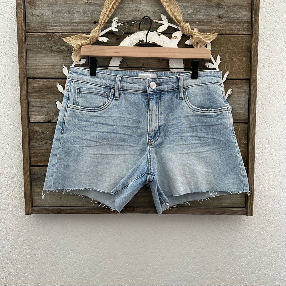 Evereve Kut from the Kloth Jane Denim Blue Women's Cuff Off Shorts Size 6 NWT